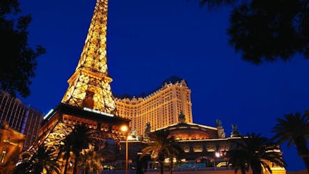 Deck de observação da Torre Eiffel em ingressos para Paris Las Vegas